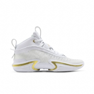 Air Jordan 36 Valkokultaiset Miesten Kengät