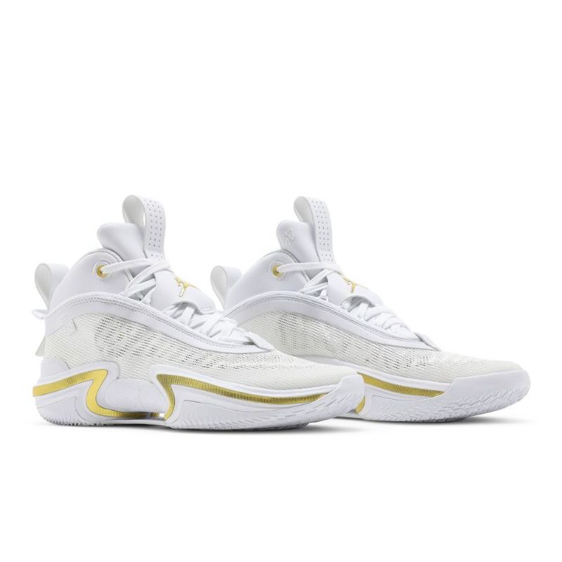Air Jordan 36 Valkokultaiset Miesten Kengät