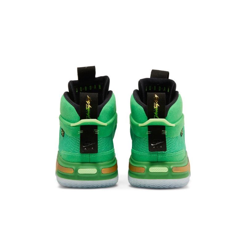 Air Jordan 36 Vihreät Mustakultaiset Miesten Kengät