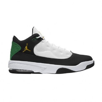 Air Jordan Max Aura 2 Mustavalkoinen Vihreä Miesten Kengät