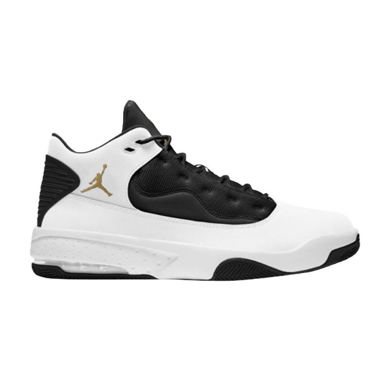 Air Jordan Max Aura 2 Valkoinen Musta Kulta Miesten Kengät