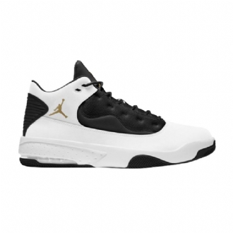 Air Jordan Max Aura 2 Valkoinen Musta Kulta Miesten Kengät