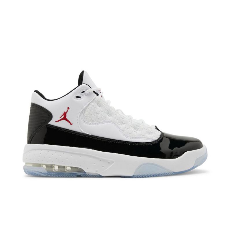 Air Jordan Max Aura 2 Valkoiset Mustat Punaiset Miesten Kengät