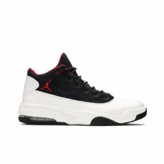 Air Jordan Max Aura 2 Valkoiset Punaiset Mustat Miesten Kengät