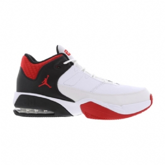 Air Jordan Max Aura 3 Valkoiset Punaiset Mustat Miesten Kengät