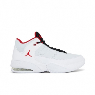 Air Jordan Max Aura 3 Valkoiset Punaiset Mustat Miesten Kengät