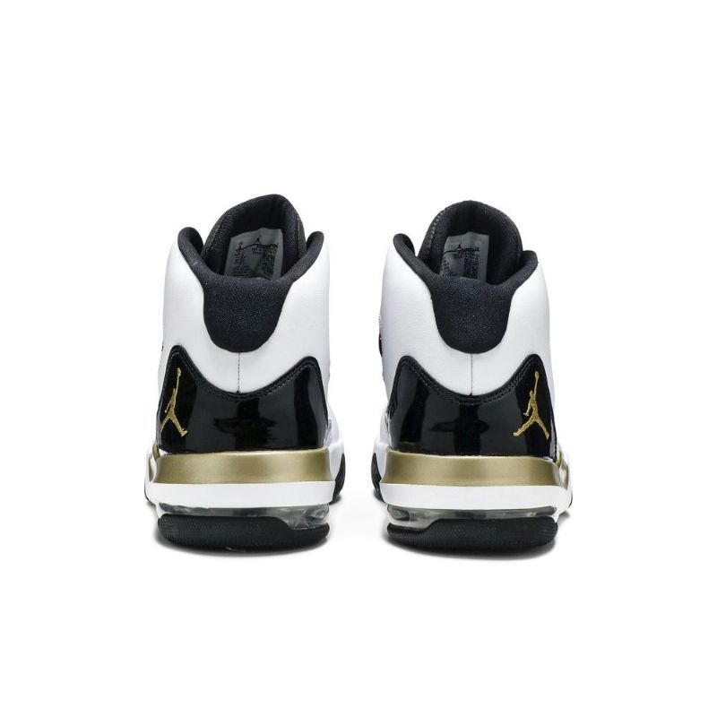 Air Jordan Max Aura Valkoinen Musta Kulta Miesten Kengät