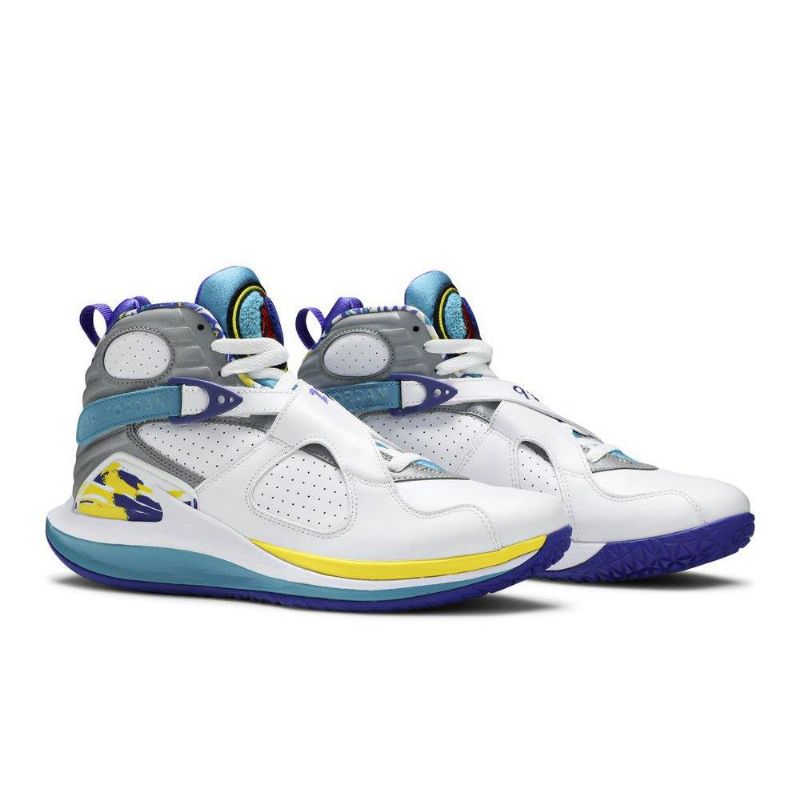 Air Jordan 8 Nikecourt Air Zoom Zero Valkoinen Sininen Harmaa Naisten Kengät