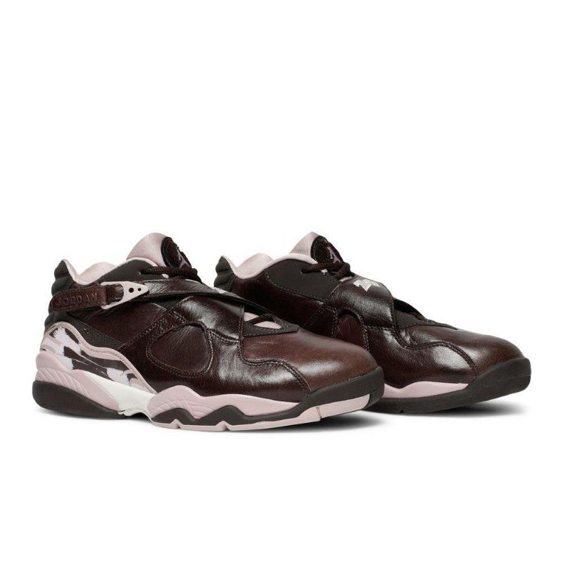 Air Jordan 8 Retro Matalat Ruskeat Vaaleanpunaiset Naisten Kengät