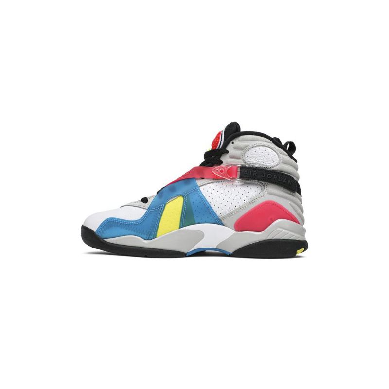 Air Jordan 8 Retro Sp Se Valkoiset Moniväriset Miesten Kengät