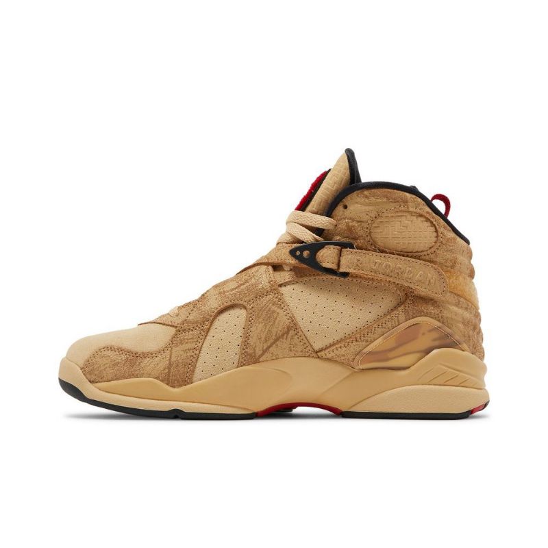 Air Jordan 8 Rui Hachimura Retro Se Ruskeat Punaiset Mustat Miesten Kengät