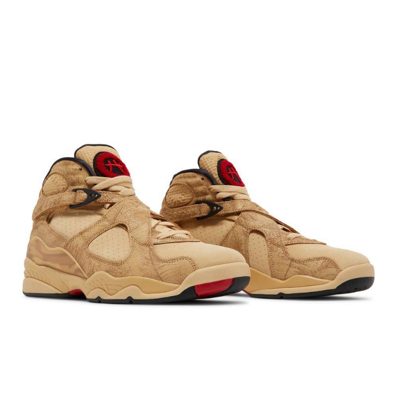 Air Jordan 8 Rui Hachimura Retro Se Ruskeat Punaiset Mustat Miesten Kengät