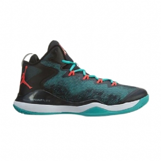 Air Jordan Super.fly 3 Mustat Turkoosinpunaiset Miesten Kengät