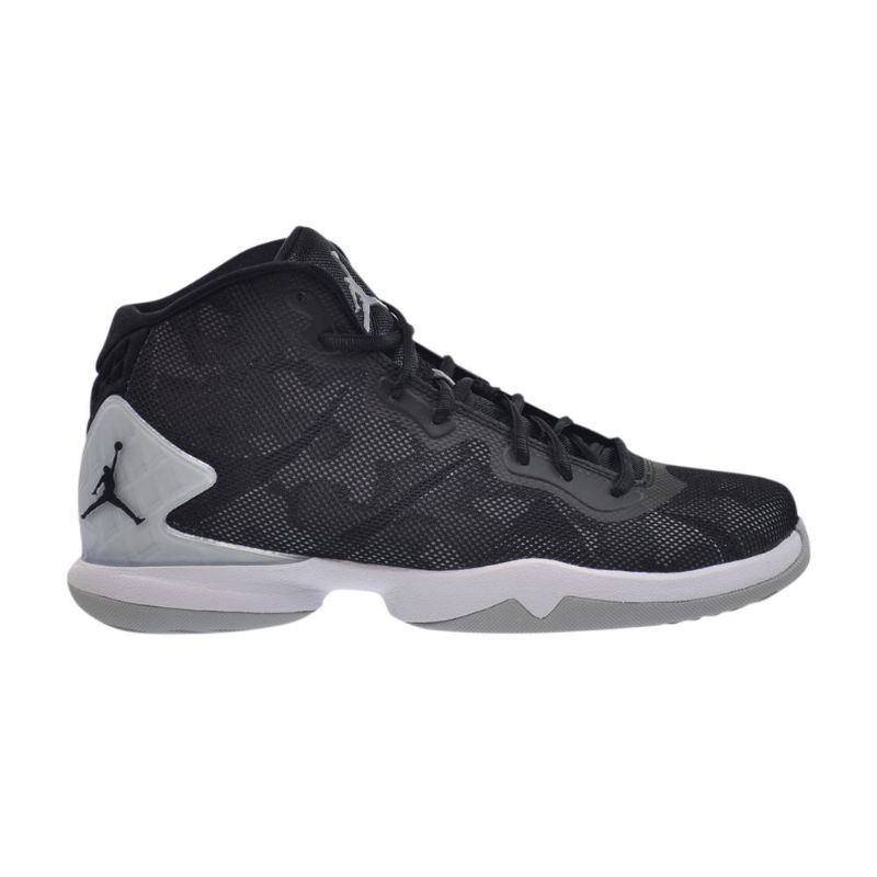 Air Jordan Super.fly 4 Mustat Harmaat Miesten Kengät