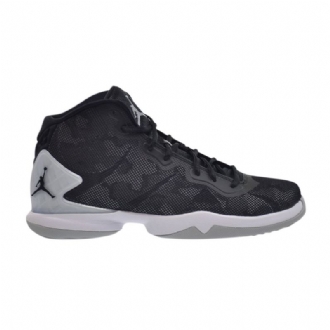 Air Jordan Super.fly 4 Mustat Harmaat Miesten Kengät