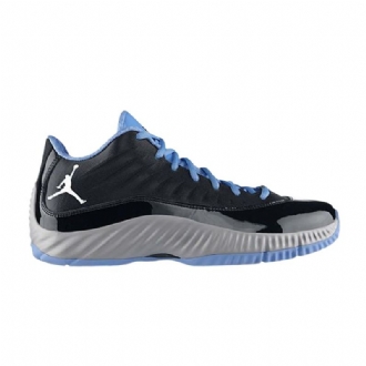 Air Jordan Super.fly Low Mustat Hopeansiniset Miesten Kengät