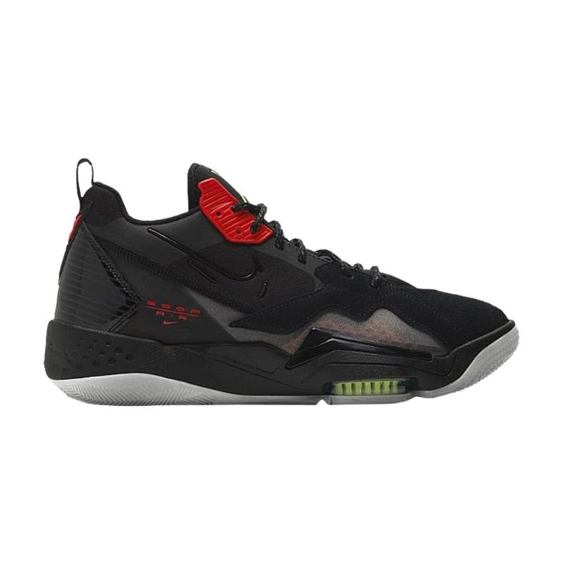 Air Jordan Zoom '92 Musta Punainen Harmaa Vihreä Miesten Kengät