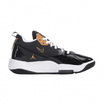 Air Jordan Zoom '92 Mustakultaiset Valkoiset Miesten Kengät