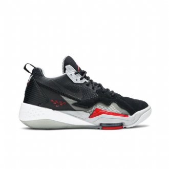 Air Jordan Zoom '92 Mustat Harmaat Punaiset Miesten Kengät