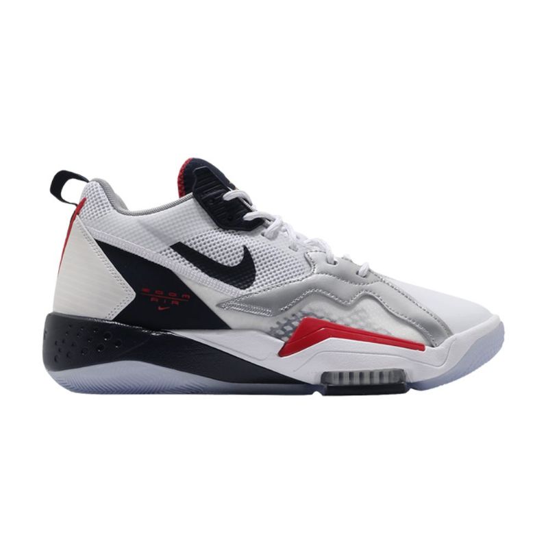 Air Jordan Zoom '92 Valkoiset Punaiset Hopeiset Miesten Kengät