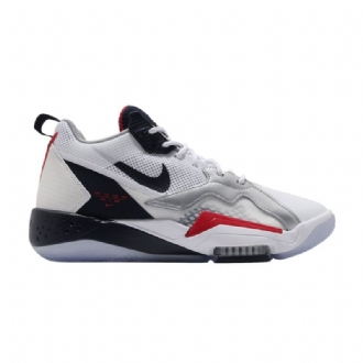 Air Jordan Zoom '92 Valkoiset Punaiset Hopeiset Miesten Kengät
