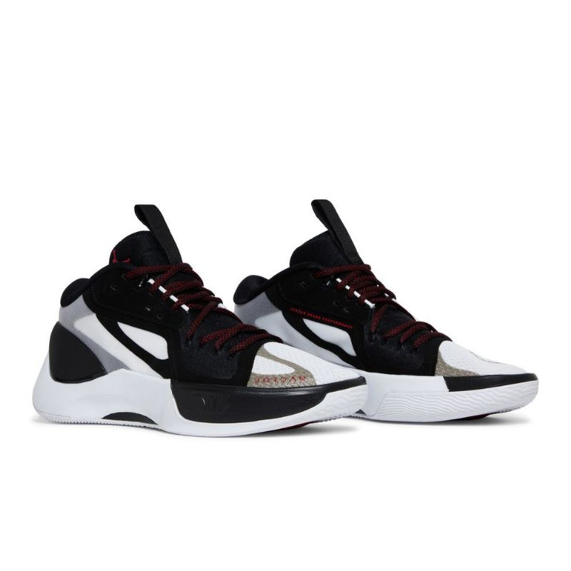 Air Jordan Zoom Erilliset Mustavalkoiset Harmaat Punaiset Miesten Kengät