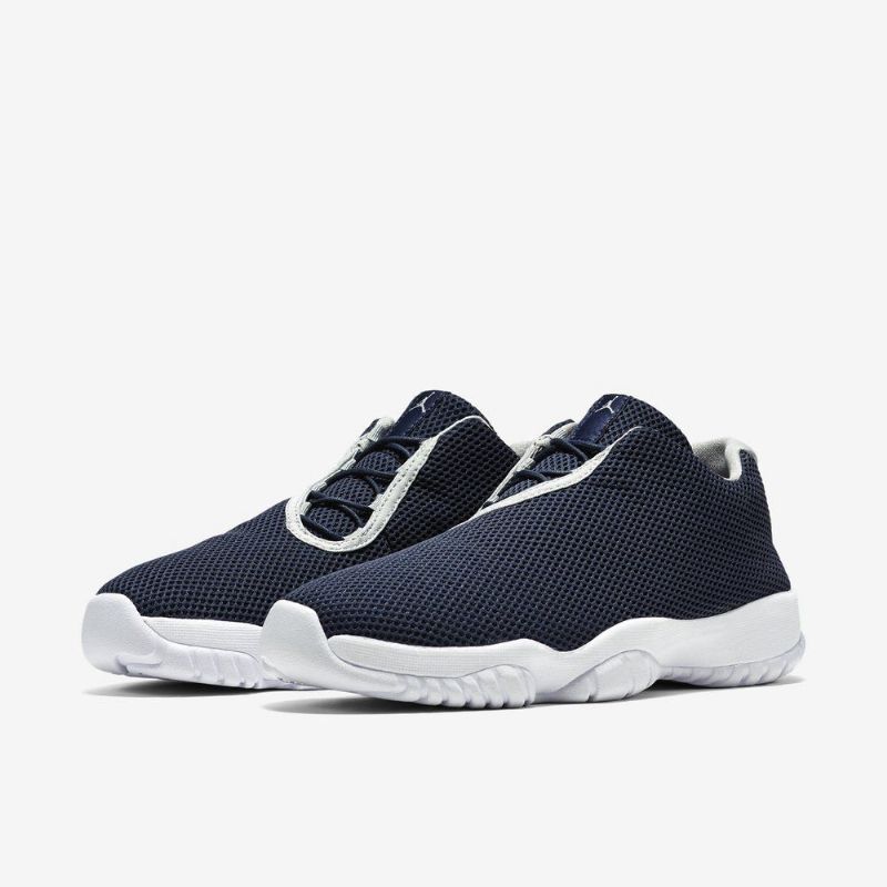 Air Jordan Future Low Tummansininen Valkoinen Harmaa Miesten Kengät