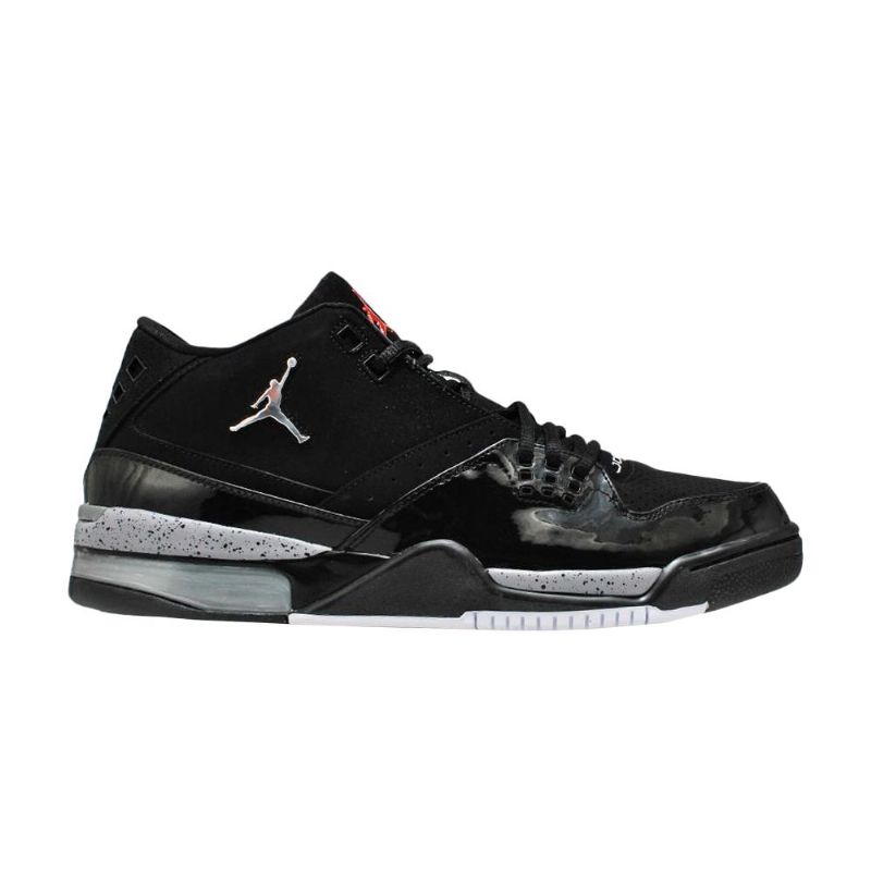 Air Jordan Flight 23 Mustat Hopeanpunaiset Harmaat Miesten Kengät