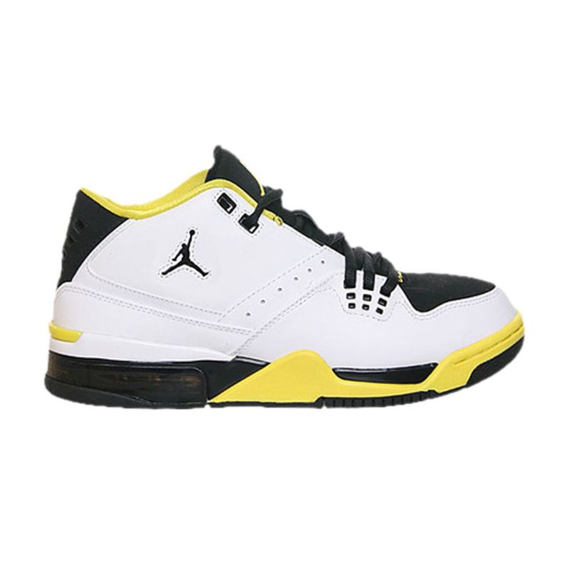 Air Jordan Flight 23 Valkoiset Mustat Keltaiset Naisten Kengät