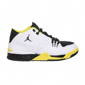 Air Jordan Flight 23 Valkoiset Mustat Keltaiset Naisten Kengät