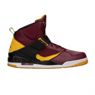 Air Jordan Flight 45 High Bordeaux Musta Kulta Miesten Kengät