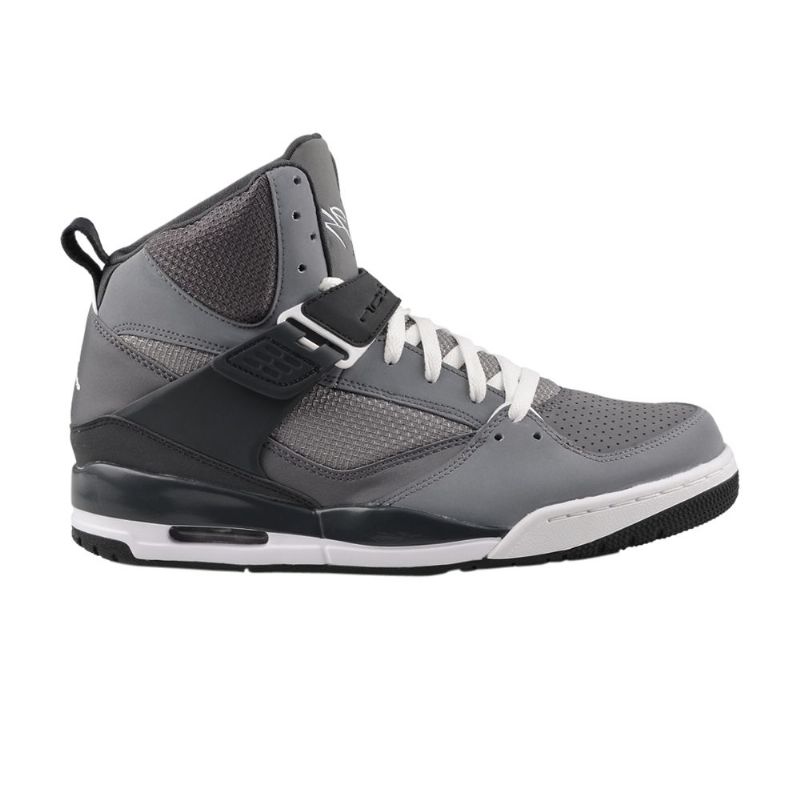 Air Jordan Flight 45 High Harmaa Mustavalkoiset Miesten Kengät