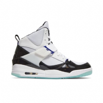 Air Jordan Flight 45 High Valkoinen Musta Miesten Kengät