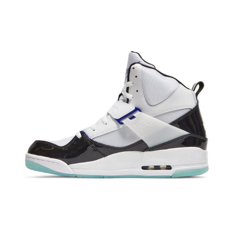 Air Jordan Flight 45 High Valkoinen Musta Miesten Kengät