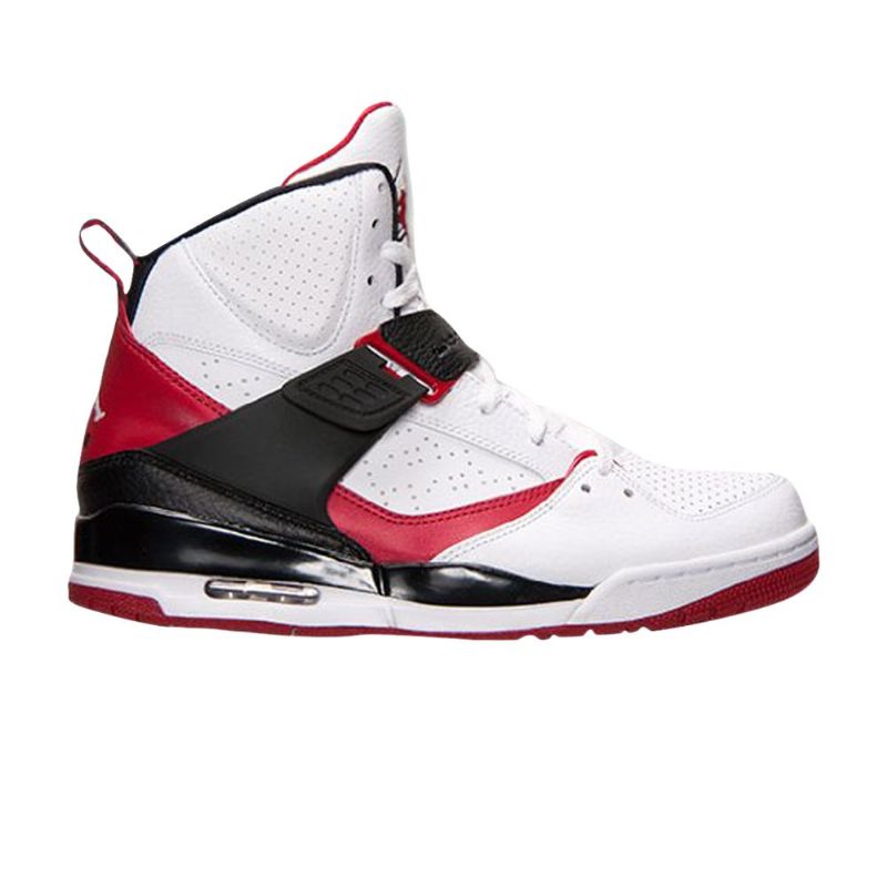 Air Jordan Flight 45 High Valkoinen Punainen Musta Miesten Kengät
