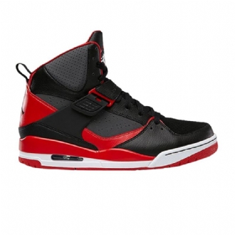 Air Jordan Flight 45 Korkeat Mustat Punaiset Valkoiset Miesten Kengät