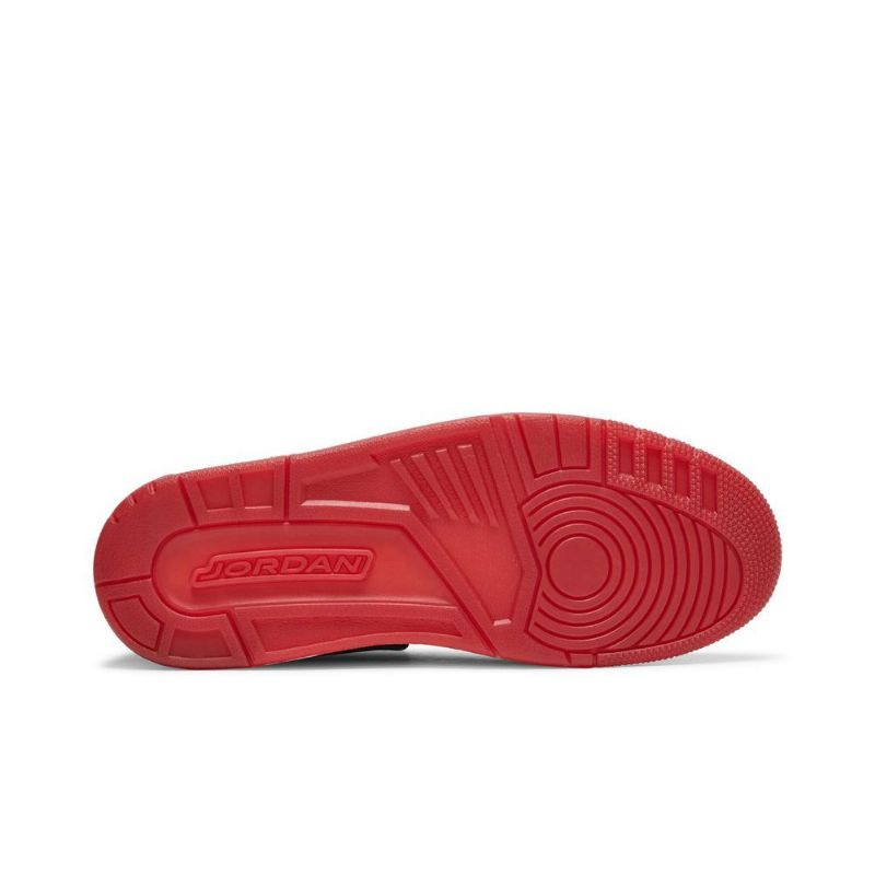 Air Jordan Flight 45 Korkeat Mustavalkoiset Punaiset Miesten Kengät