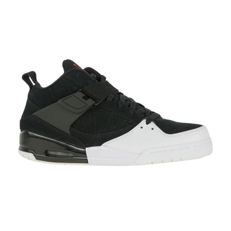 Air Jordan Flight 45 Mustavalkoiset Punaiset Miesten Kengät