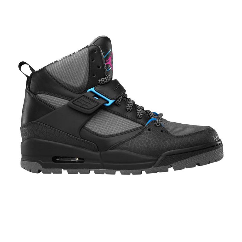 Air Jordan Flight 45 Trek Mustat Harmaa Siniset Vaaleanpunaiset Miesten Kengät