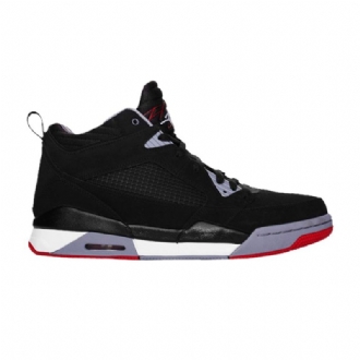Air Jordan Flight 9 Mustat Harmaa Punaiset Valkoiset Miesten Kengät