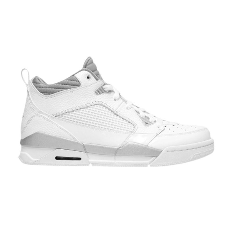 Air Jordan Flight 9 Valkoiset Harmaat Miesten Kengät