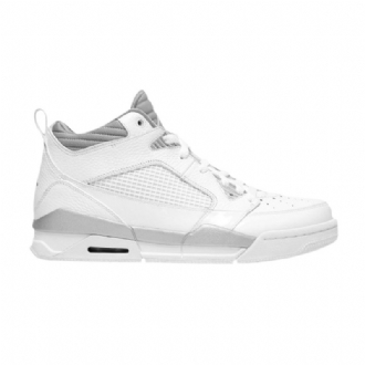 Air Jordan Flight 9 Valkoiset Harmaat Miesten Kengät