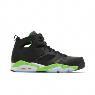 Air Jordan Flight Club 91 Musta Vihreä Valkoinen Miesten Kengät