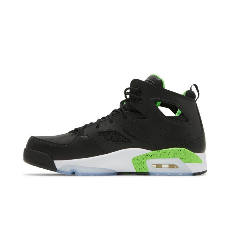 Air Jordan Flight Club 91 Musta Vihreä Valkoinen Miesten Kengät