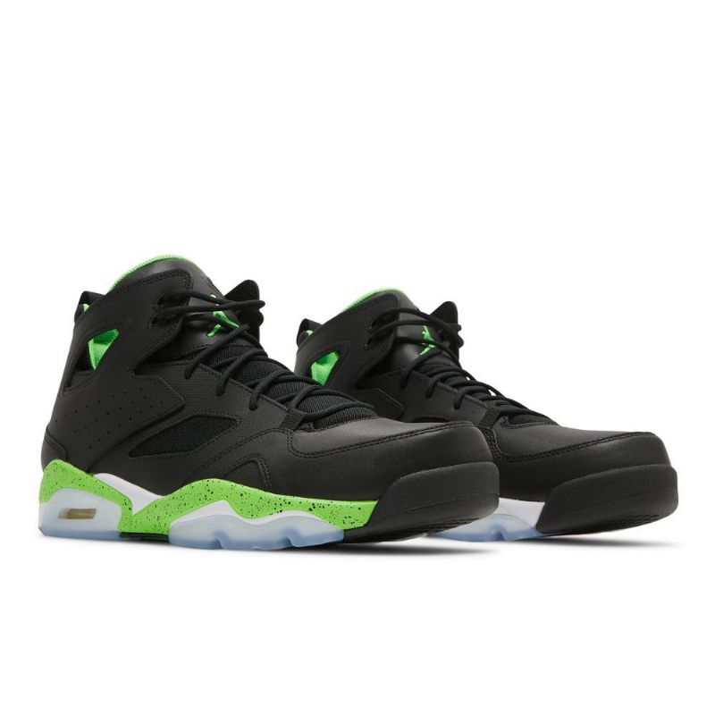 Air Jordan Flight Club 91 Musta Vihreä Valkoinen Miesten Kengät