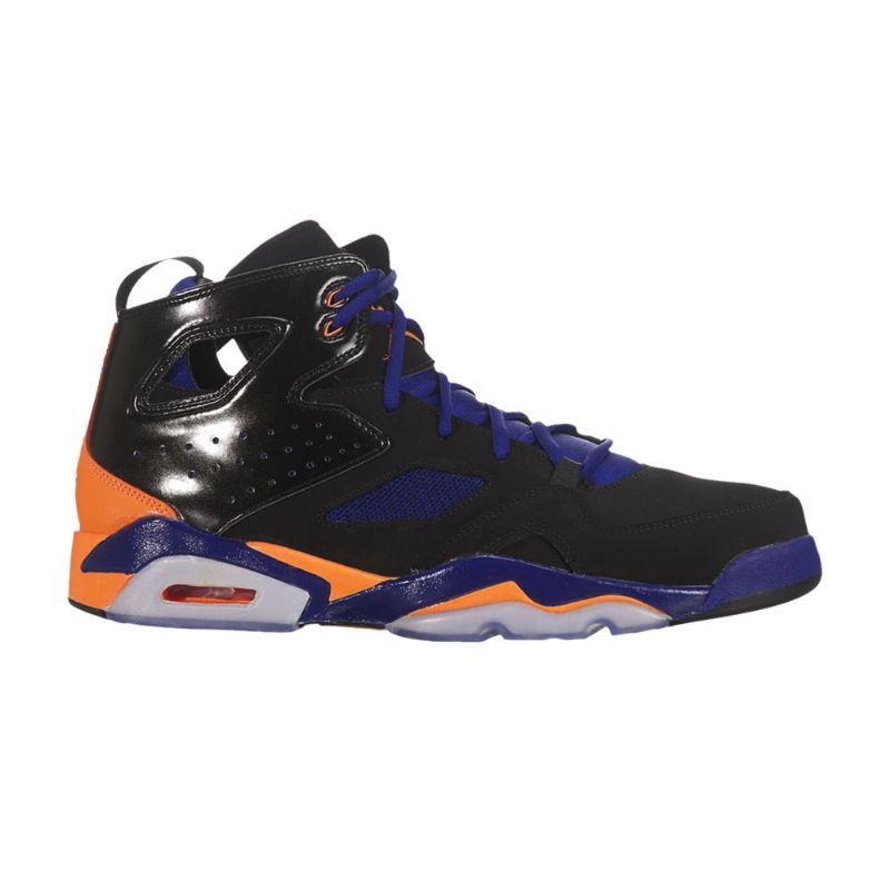 Air Jordan Flight Club 91 Mustat Oranssinsiniset Miesten Kengät