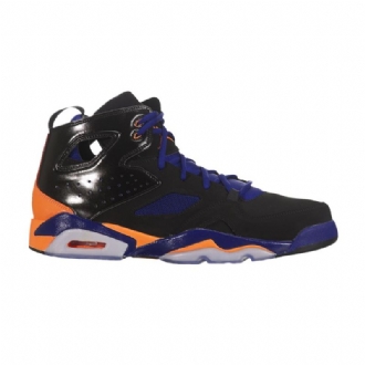 Air Jordan Flight Club 91 Mustat Oranssinsiniset Miesten Kengät