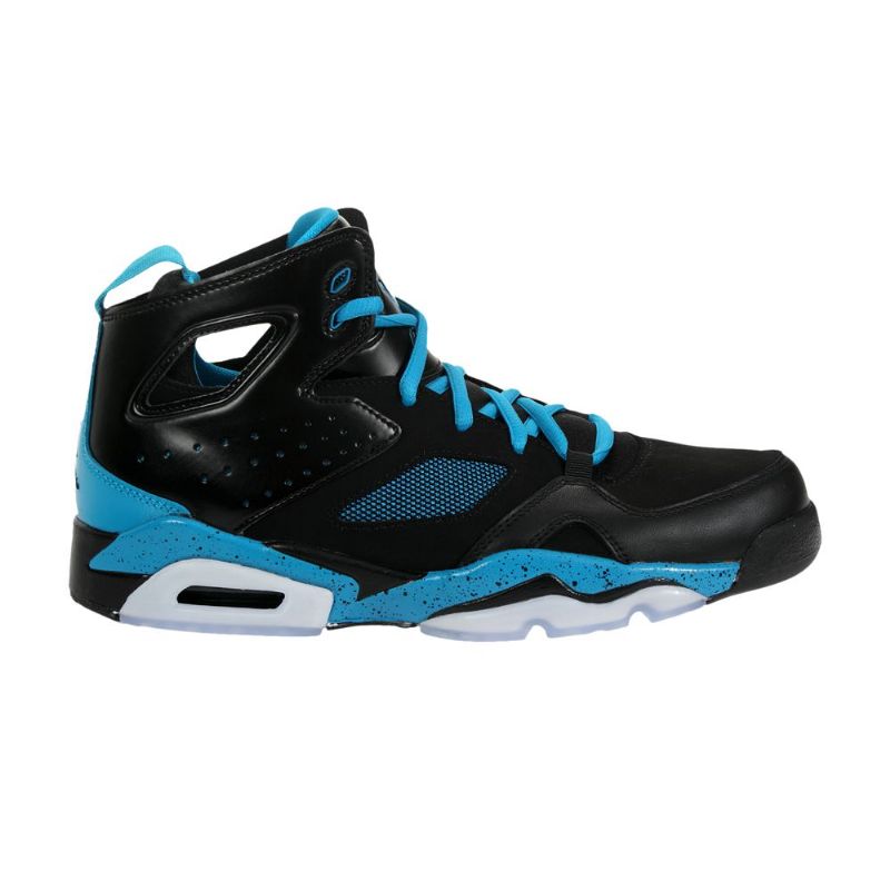 Air Jordan Flight Club 91 Mustat Turkoosit Miesten Kengät