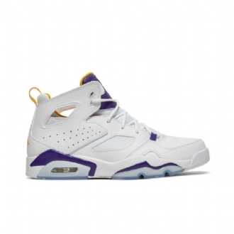 Air Jordan Flight Club 91 Valkoinen Violetti Kulta Miesten Kengät