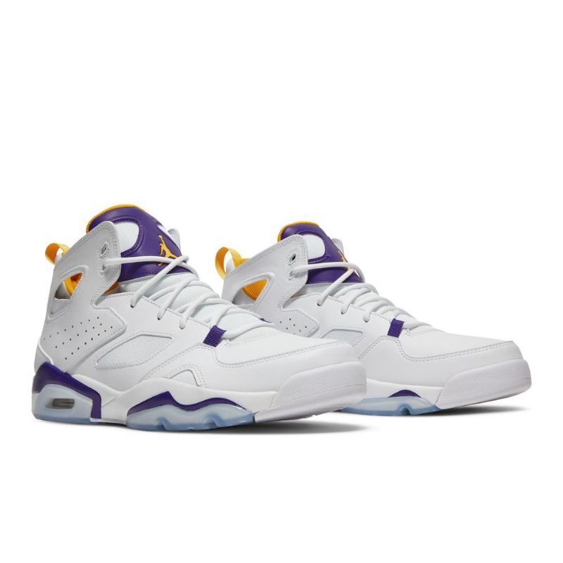 Air Jordan Flight Club 91 Valkoinen Violetti Kulta Miesten Kengät